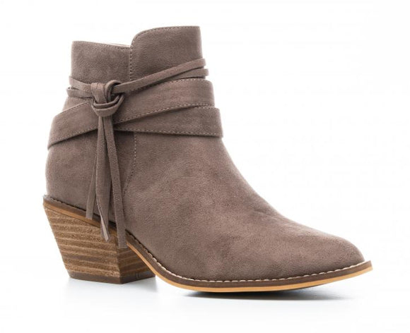 Taupe Top Knot Boot