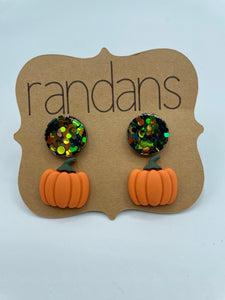 Pumpkin Patch Cutie Earring Set