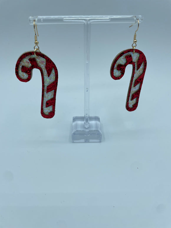 Sweet and Twisted Candy Cane Earrings